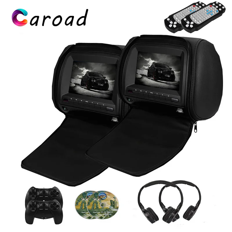 Монитор 7 дюймов широкий обзор TFT цифровой экран LCD Автомобильный dvd-плеер