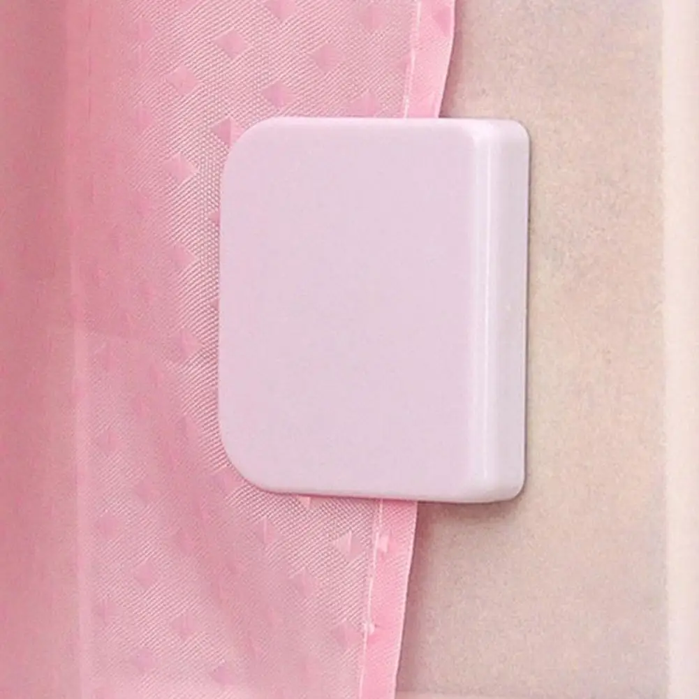Adeeing 2 шт. клейкая фиксация душ зажимы для занавесок u-образный фиксированный зажим бытовой ванной комнаты
