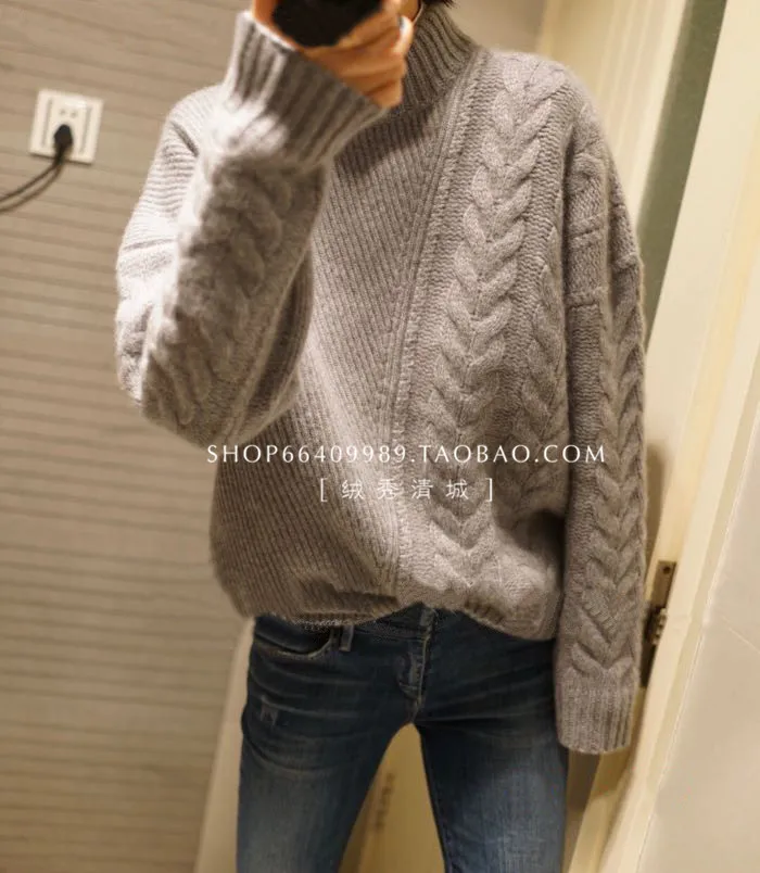 De Chandail Tricots Cavalier Fille Pulls Spéciale À Tricoter Gris Femmes Haut Femme Qualité 100Cachemire Laine Épais Pour Offre camel Et Supérieure IY6ybf7vg