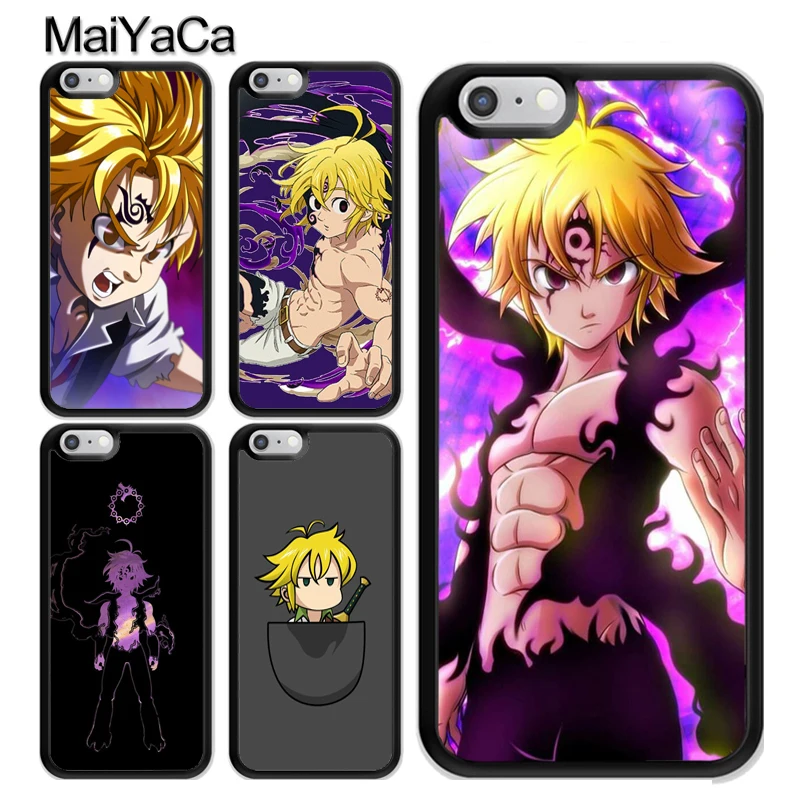 

MaiYaCa Meliodas Seven Deadly Sins Coque Accessories For iPhone 6 6S 7 8 Plus X XR XS MAX 5S SE Case TPU Phone Cover