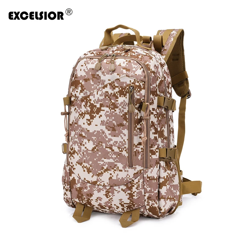 

EXCELSIOR Waterproof New Outdoor Men's Backpacks Portable Anti Theft Backpacks Polyester Travel Backpack bag male bagpack mochi