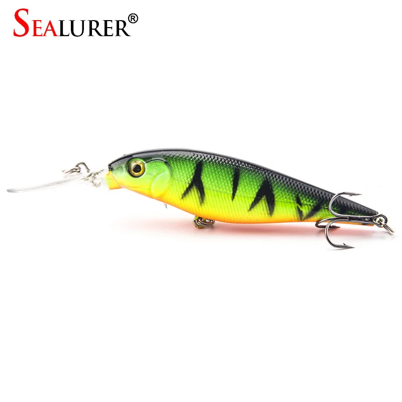 Brand 3D Lifelike Eyes Fishing Minnow Lures 10 Colors 11cm 10.5g High Quality Artficial Plastic Wobbler Hard Bait 1 PCS