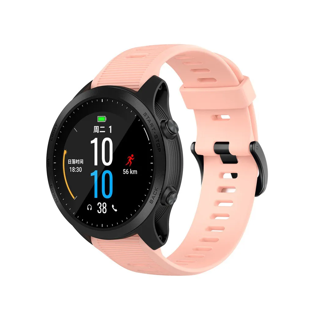 Силиконовый ремешок на запястье для Garmin Forerunner 945/935/Fenix 5/Plus, ремешок, умные часы, сменный мужской спортивный браслет, женский, мужской, 19Jul