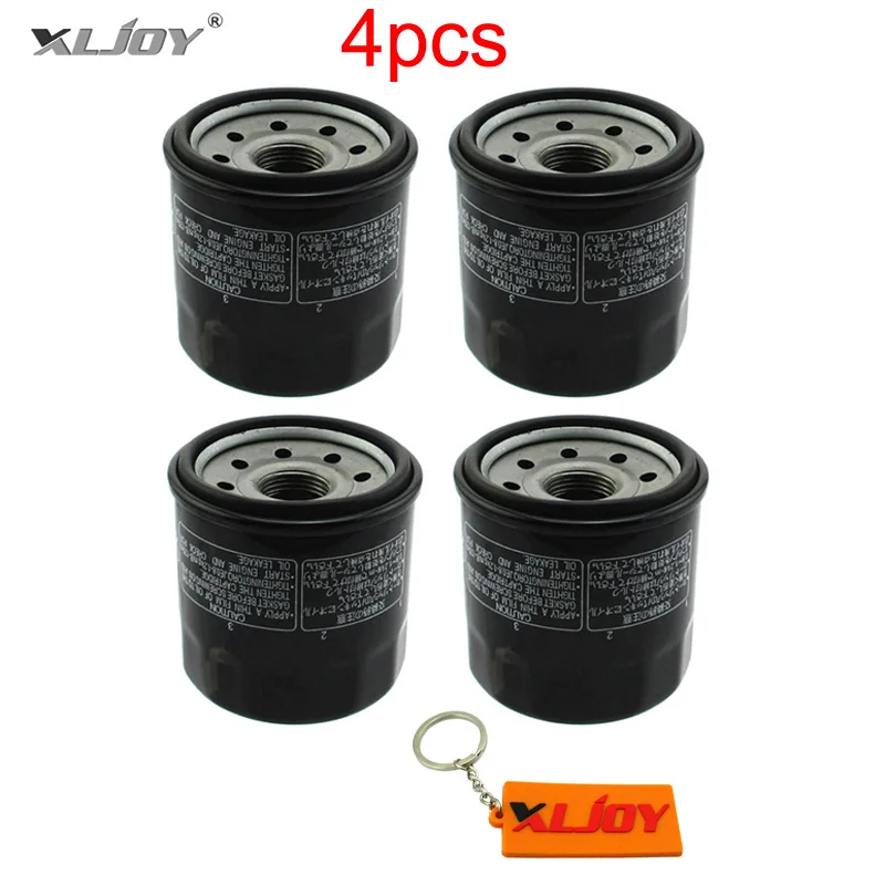 Масляный фильтр XLJOY 4x для Kawasaki 16097-0002 16097-0003 16097-0007 16097-1068 16097-1072 T1218001 T1210444 |