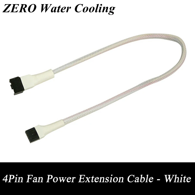 Macho para Fêmea Cabo de Extensão pc Fan Sleeved Pwm 4pin Preto Branco Azul Vermelho Verde Disponível 15cm 20 Pcs Lot Atacado - Imagem 2