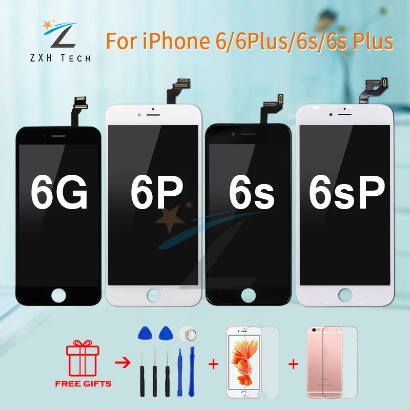 

Top Quality Mobile Phone Parts For Pantalla iPhone 6 LCD Touch Screen For iPhone 6s LCD Display Replacement Free Ship with Gifts