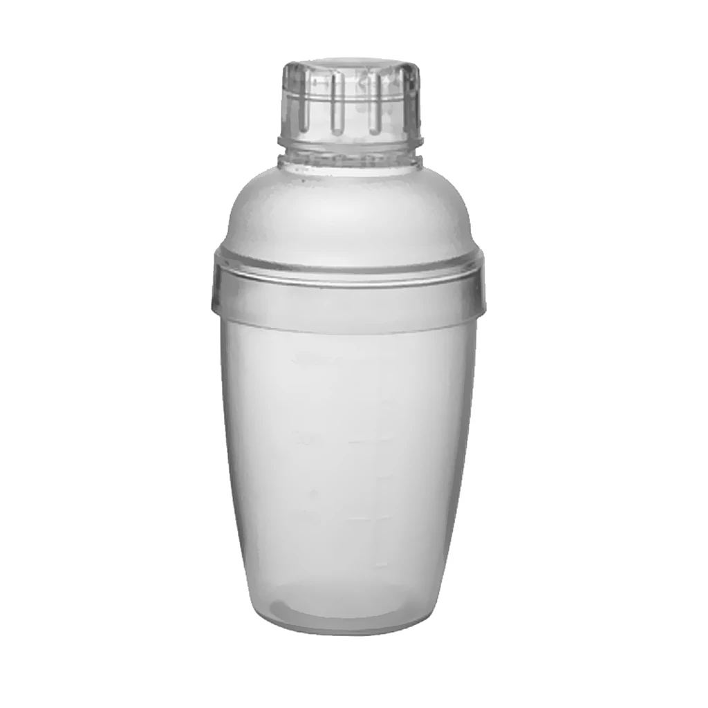 Resin Cocktail Shaker Drink Mixer with Scale Iced Coffee Maker 350ml