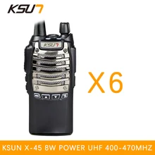 (6PCS) BUXUN X-45tfsi two way radio fidelity sound quality Hotel civil making a hand walkie talkie