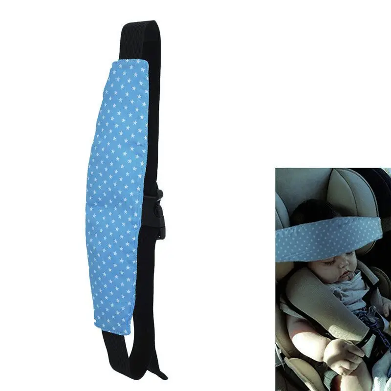 1Pcs Fixing Band Baby Kid Head Support Holder Star Print Sleeping Belt