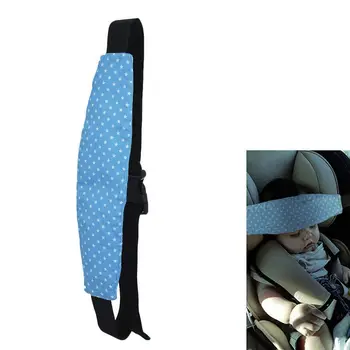

1Pcs Fixing Band Baby Kid Head Support Holder Star Print Sleeping Belt Car Seat Sleep Nap Holder Belt Baby Stroller Safety Sea