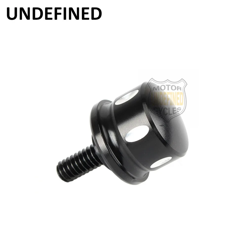Motorbike Black Aluminum Cut Seat Cross Screw Bolt For Harley Streetbob