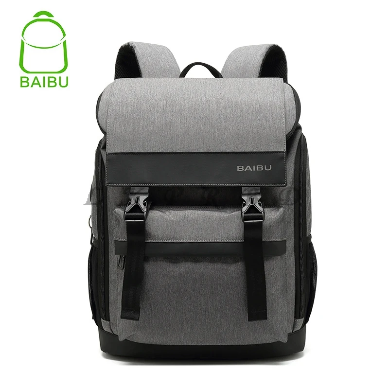 

2018 Men Anti-theft Waterproof Backpack USB Charging inch Laptop Backpack Student men School Bags For Teenagers Travel Bag