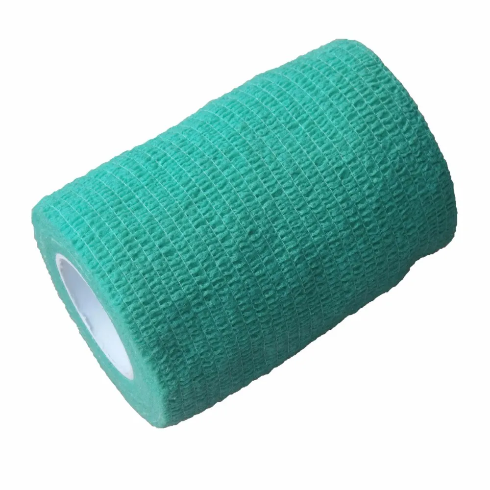 12pcs 7.5cm Security Protection Waterproof Self-adhesive Bandage Elastic Wrap First Aid Sports Body Non-woven Medical Tape