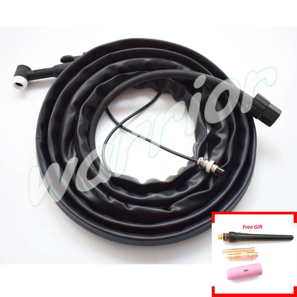 

4m WP-17F Flexible TIG Welding Torch Air Cooled 150A Incorporated Type