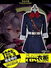Anime Serafín de Finales Cosplay Personalizada Sistema Completo negro/azul traje 2 estilos
