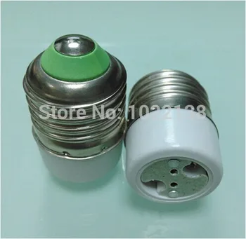 激安 10ピースe27 Mr16 Ledソケットアダプタe27にg4 Led電球ベースe27にGY6.3ランプホルダーE27-MR16コンバータpc材料用cfl