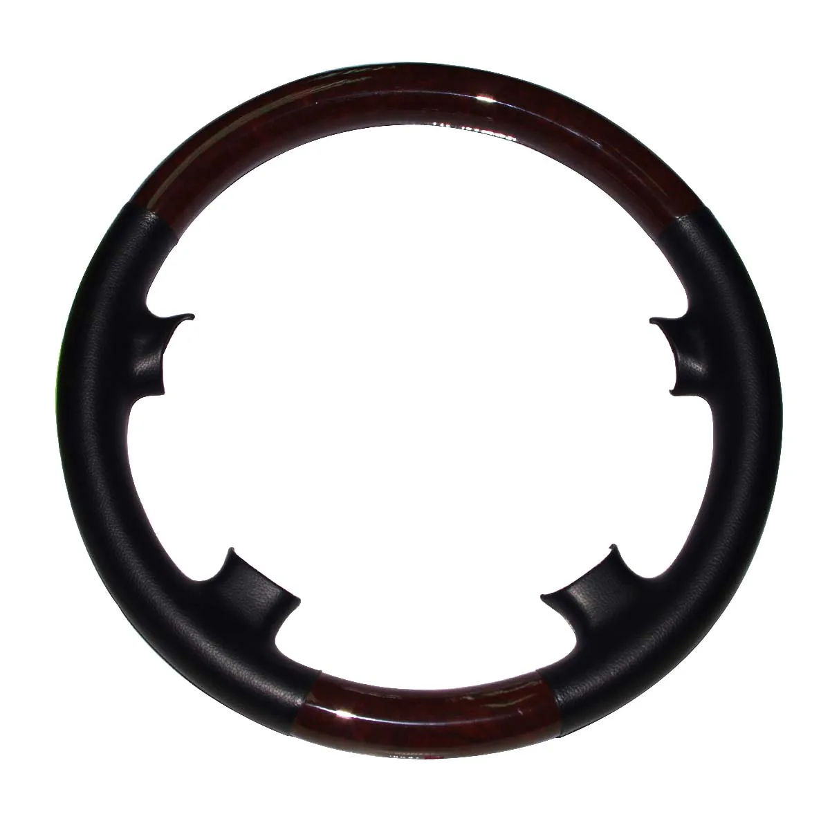 

Leather Wood Steering Wheel Cover Decor for Mercedes Benz 00-02 W210 EE320 E430 1997-2002 W208 C208 A208 CLK CLK320 CLK430 CLK55