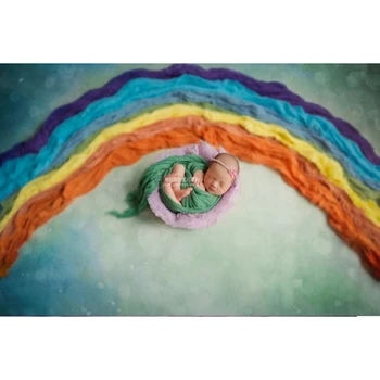 

Newborn gauz cheesecloth wrap photo props Baby stretch knit wrap photography props Newborn hand dyed swaddle blanket