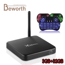 X98 Pro металлический корпус Amlogic S912 3 ГБ 32 ГБ Octa core Android 6.0 TV Box 2 ГБ 16 ГБ 2.4/5 ГГц Wi-Fi HD2.0 4 К HDR10 BT4.0 media player