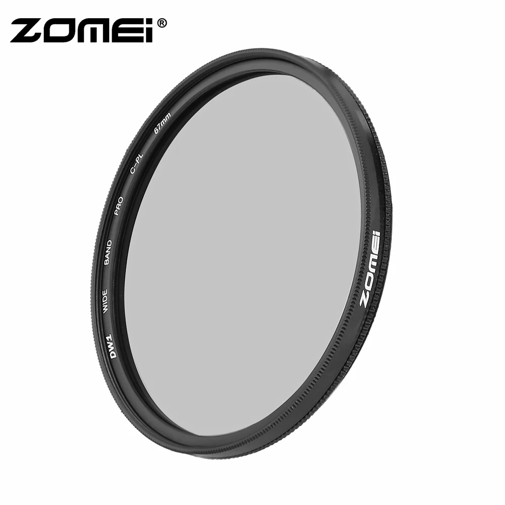Zomei Slim-CPL фильтр 58 мм 62 67 72 77 82 круговой поляризационный 49 52 55 Тонкий CIR-PL