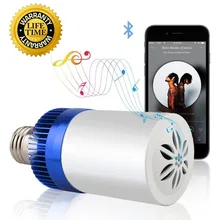 E27 220v Led Lamp Acrylic 3W 4.5W Wireless Wifi Remote Control Bluetooth Speaker Music Smart Led Bulb Lamp Fixtures BB SPEAKER