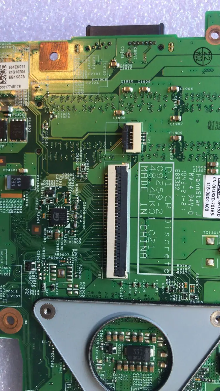 48.4EK01.011 материнская плата для ноутбука DELL N4030 0H38DX 03XMYG PGA989 HM57 DDR3 100%