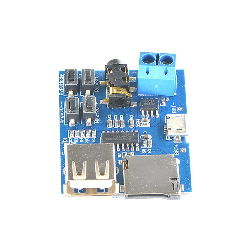 Scheda Di Decodifica Senza Perdita Mp3 Decodifica Mp3 Decodifica Mp3 Tf Card U Modulo Lettore Disco Con Amplificatore Di Potenza