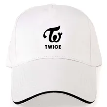 Новая корейская мода Kpop аксессуары дважды белая бейсбольная кепка для мужчин/wo мужские летние Snapback шляпы хип-хоп пользовательские шляпы Прямая