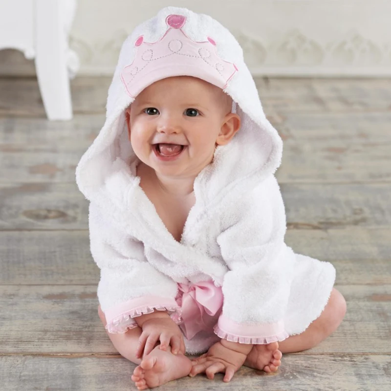 От 0 до 6 лет, Детские Банные полотенца одеяла для новорожденных, Милый хлопковый банный халат с капюшоном, банный халат, детские махровые пижамы, пальто