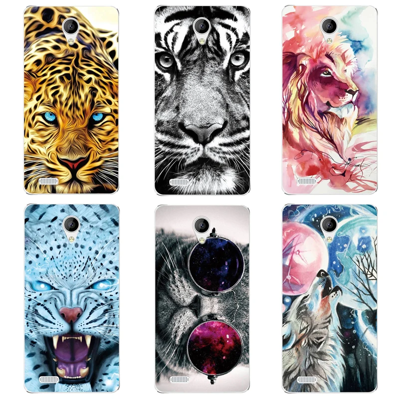 Tiger Lion Cat Animal Patterned Case For BQ BQS-5515 Wide Silicone Soft Shell BQS 5515 BQS5515 Phone Back Cover Fundas |