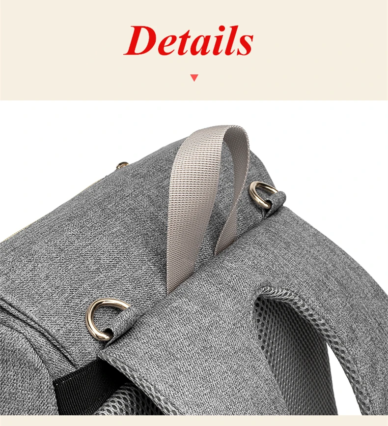 Fashion Diaper Bag Usb Interface Large Capacity Waterproof Mummy Maternity Backpack Nappy Bag Travel Baby Stroller Bag For Mommy (29)