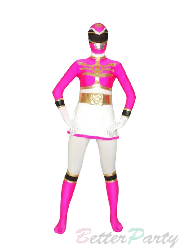 Супер Sentai серия Tensou Goseiger костюмы спандекс лайкра полный корпус