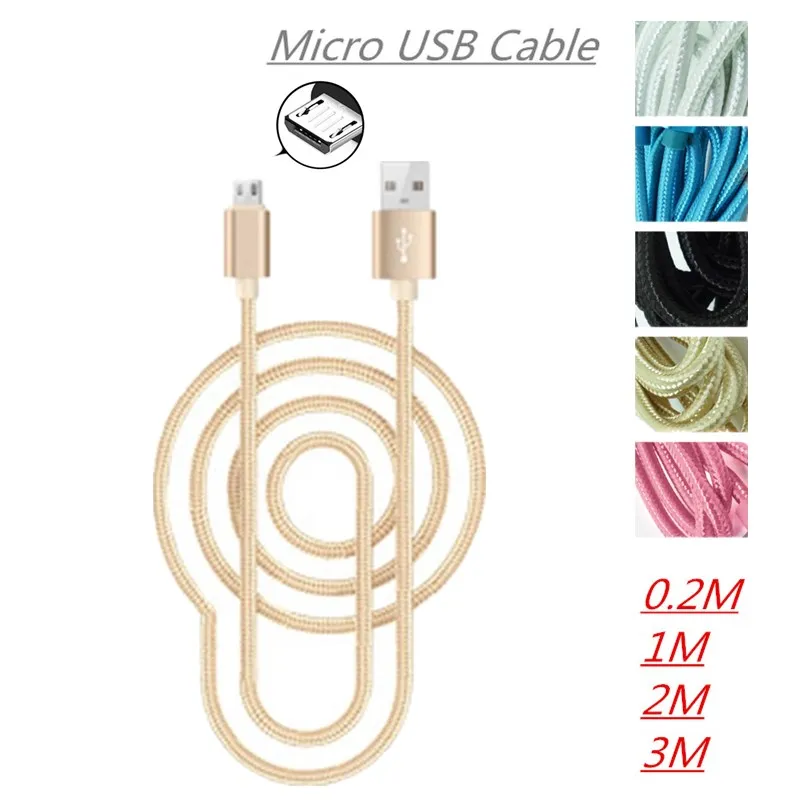 Кабель Micro USB для телефонов Huawei Y9 Y7 Y6 Y5 prime 2018 Xiaomi Samsung S6 S7|Кабели мобильных