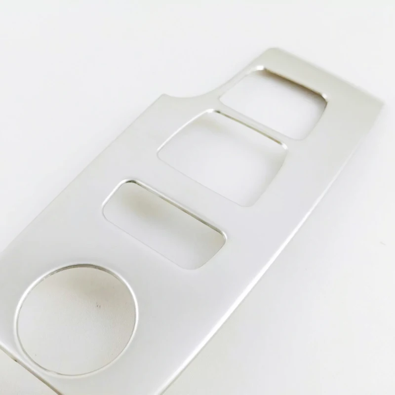 Внутренняя оконная кнопка переключения из нержавеющей стали, рамка, накладка, 4 шт., левый руль для hyundai VERNA Solaris Accent