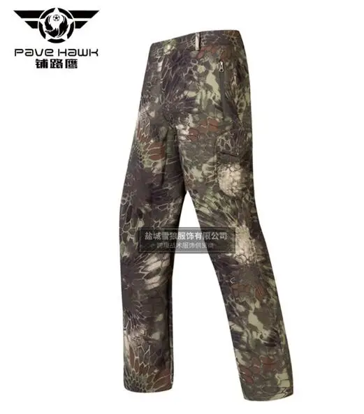 Мужские водонепроницаемые Зимние флисовые теплые брюки-карго для походов, стильные мягкие тактические камуфляжные брюки, военные армейские длинные брюки - Цвет: color12