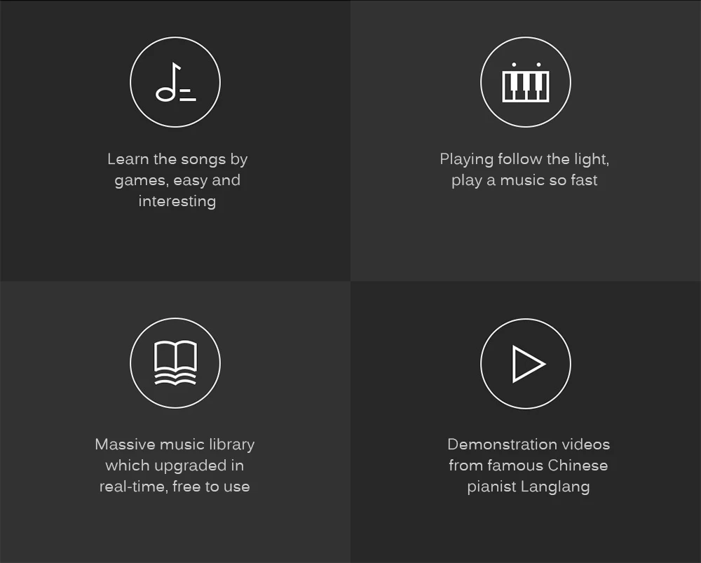 61-ключи AI проверить умный электронный Органы клавиатура пианино Поддержка app Смарт играть образование наушники