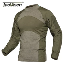 Tacvasen homens verão tático t-camisa de combate do exército airsoft topos manga longa militar tshirt paintball caça camuflagem roupas 5xl