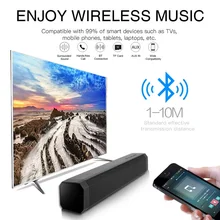 10 Вт ТВ Саундбар динамик Bluetooth fm-радио домашнего кинотеатра портативный беспроводной сабвуфер бас MP3 музыка бумбокс