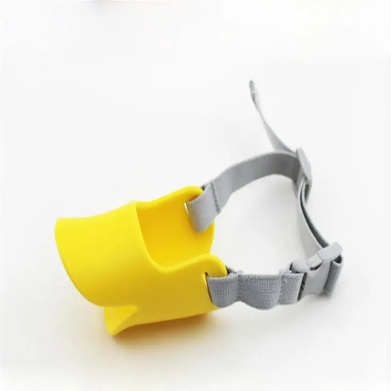 Novelty Dog Muzzle Silicone Cute Duck Mouth Mask Design Bark Bite stop Anti bite Masks For 20S1|mask for dog|dog muzzlefor dog |