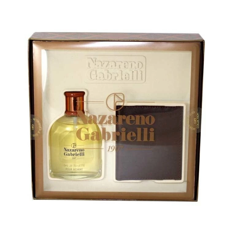 NAZARENO GABRIELLI by Nazareno Gabrielli for Men 2 PC. GIFT SET ( EAU DE TOILETTE SPRAY 3.4 oz + WALLET )