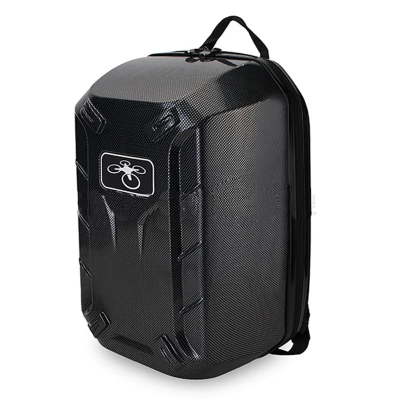 Carbon Fibre Colour Hard Shoulder Bag Backpack For DJI Phantom 2 3 Professional/Advanced/Standard
