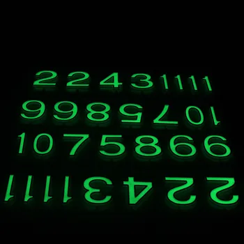 

DIY Parts clock parts accessories Arab digital glow in the dark safe material uminova