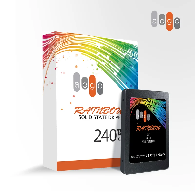  AEGO Neue Ankunft 3D TLC Flash Disk 240GB SSD SATA3 25 ''interne SSD HD HDD Solid State Drive für S
