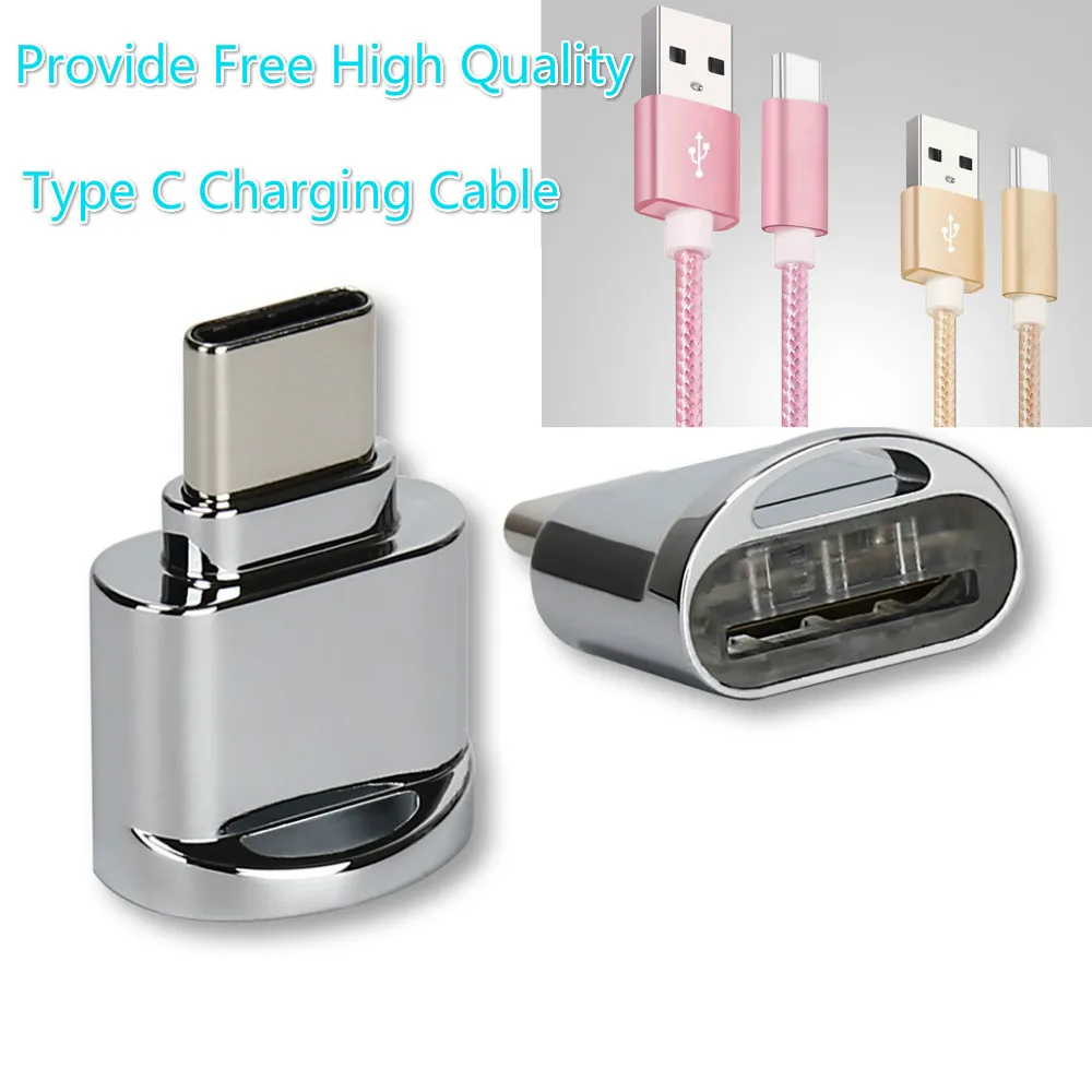 Тип usb C адаптер usb3.1 конвертер OTG Поддержка памяти Micro SD TF кард ридер для samsung Galaxy