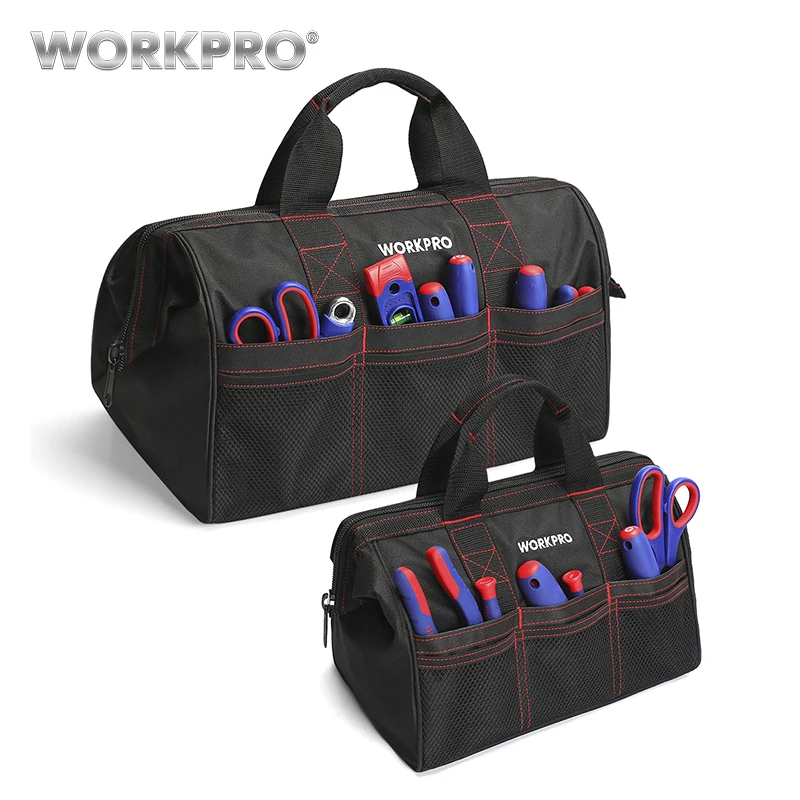 

WORKPRO 13" & 18" Tools Bags Waterproof Travel HandBags Sturdy Bags