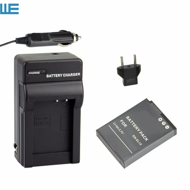 EN EL12 ENEL12 EL12 Camera Battery+Charger for Nikon Coolpix S9700