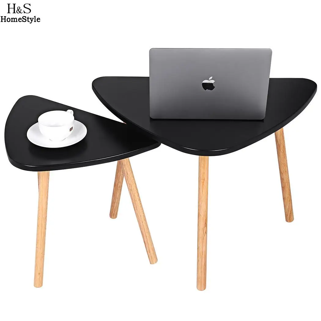 

Triangle Simple Modern Wooden New Shape Coffee Table Living Room Furniture