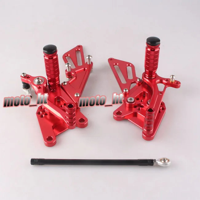 GZYF CNC Регулируемая Rearset сзади установить подножки подставка для ноги для Kawasaki Ninja ZX10R 2006 2007 2008 2009 2010
