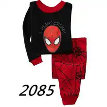 Новое поступление, топ+ набор длинных брюк для мальчиков и девочек, детский пижамный комплект с рисунком, детская одежда для сна, age2-7year одежда наивысшего качества, LP053