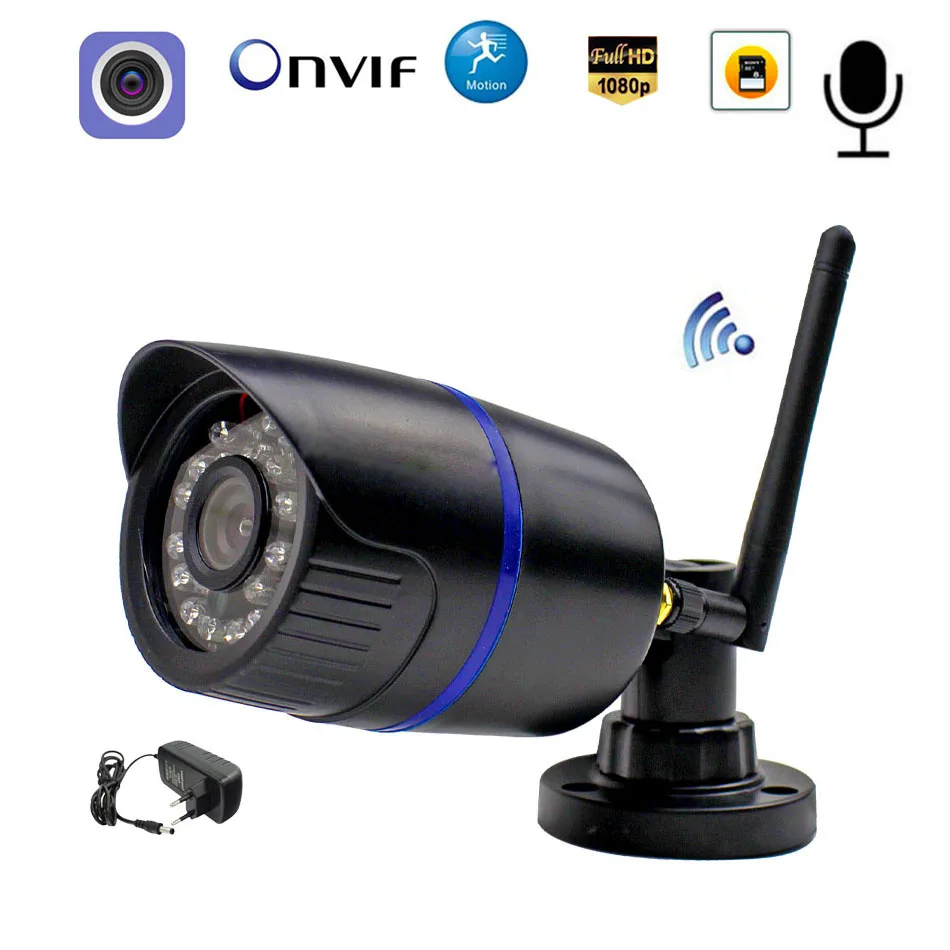 CamHi wifi IP CCTV камера Аудио запись 1080 P 960 P 720 P Сеть 2.0MP Беспроводная камера Onvif Водонепроницаемая ip-камера TF карта хранения